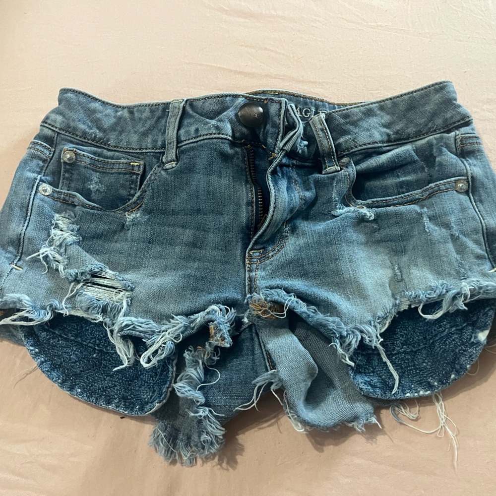 American Eagle Shortie Jean Shorts